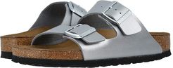 Arizona Soft Footbed (Silver Birko-Flor) Sandals