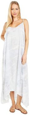 Hi-Lo A-Line Dress (Storm Wash # 2) Women's Clothing