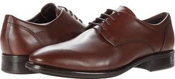 Citytray Plain Toe Tie (Cognac) Men's Shoes