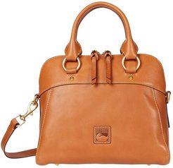 Florentine Cameron Satchel (Natural) Satchel Handbags