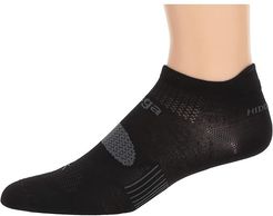 Hidden Dry (Black) Crew Cut Socks Shoes