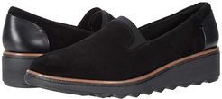 Sharon Dolly (Black Suede/Dark Tan Welt) Women's  Shoes