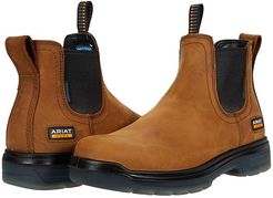 Turbo Chelsea Waterproof Soft Toe EH (Aged Bark) Men's Boots