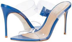 Vinyl Strapped Sandal (Blue) Women's Shoes