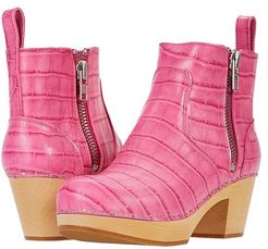 Zip It Emy (Hot Pink Croc) Women's Zip Boots