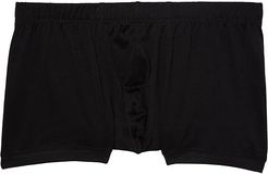 Cotton Sporty Boxer Briefs (Black) Men's Underwear