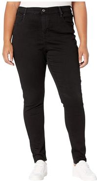 721 High-Rise Skinny (Black Peony) Women's Jeans