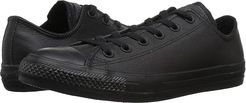 Chuck Taylor(r) All Star(r) Leather Ox (Black Mono) Shoes