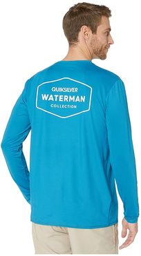 Gut Check Long Sleeve Rashguard (Celestial) Men's Clothing