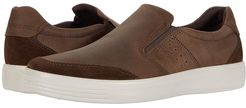 Soft Classic Slip-On (Coffee Calf Suede/Coffee Cow Nubuck) Men's Shoes