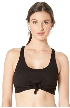 Knot Tank Bra (Black) Women's Bra