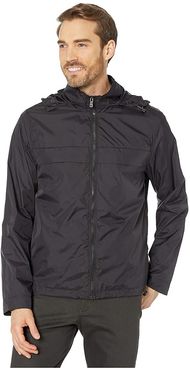Shawn Packable Zip-Up Jacket (Black) Men's Clothing