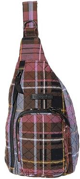 Mini Sling Backpack (Cozy Plaid) Backpack Bags