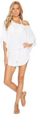 Cosita Buena South Beach Dress Cover-Up (White) Women's Swimwear