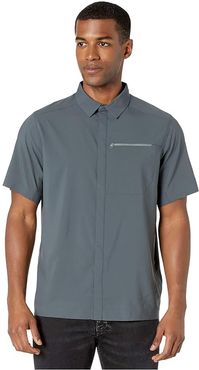 Skyline Short Sleeve Shirt (Cinder) Men's Clothing