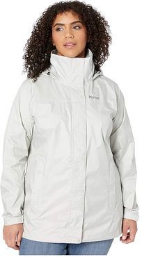 Plus Size PreCip(r) Eco Jacket (Platinum) Women's Coat