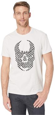 Applique Skull Crew Tee KG4937W1B (Zinc) Men's Clothing