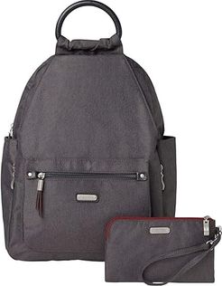 New Classic Heritage All Day Backpack with RFID Phone Wristlet (Charcoal Heritage) Backpack Bags