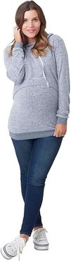 Jojo Maternity Hoodie (Gray Hacci) Women's Clothing