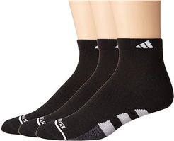 Cushioned II Low Cut Socks 3-Pack (Black/White/Black/Onix Marl) Men's Crew Cut Socks Shoes