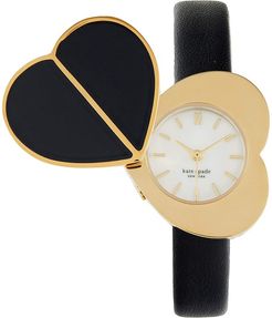 Heart Twistlock Wrist Watch - KSW1587 (Black) Watches