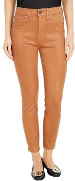 High-Waist Ankle Skinny in Penny Coated (Penny Coated) Women's Jeans