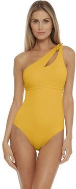 Color Code Sadie Asymmetrical One-Piece (Sunshine) Women's Swimsuits One Piece
