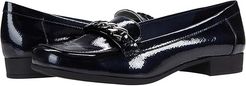 Valisity Loafer (Navy Patent) Women's Shoes