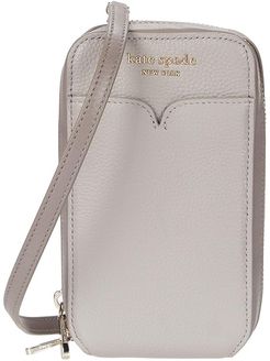 Zeezee North/South Phone Crossbody for iPhone(r) (True Taupe Multi) Cell Phone Case