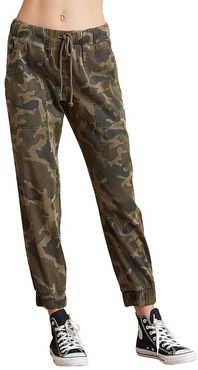 Pocket Jogger (Army Olive) Women's Casual Pants