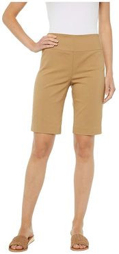 Control Stretch Pull-On Shorts (Latte) Women's Shorts
