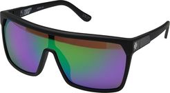 Flynn (Matte Black/Happy Bronze w/ Green Spectra) Sport Sunglasses