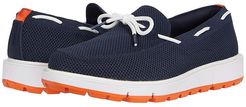 Motion Camp Moc Knit (Navy/White/Orange) Men's Shoes