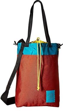 Cinch Tote (Clay/Turquoise) Tote Handbags