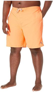 Big Tall Kailua Swim Trunks (Orange Splash) Men's Swimwear
