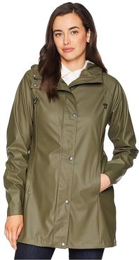 Lightweight True Rain Slicker (Army) Women's Coat