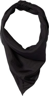 35x35 Wild Rags Silk Scarf Bandana (Black) Scarves