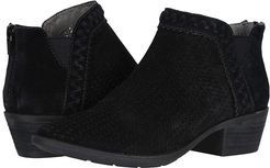 Peak Perry (Black Premium Cow Suede/Calf PU) Women's  Shoes