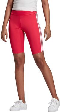 Cycling Shorts (Power Pink/White) Women's Shorts