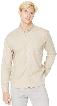 Tuscumbia Button Down Shirt (Tan) Men's Clothing