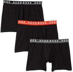 Boxer Brief 3-Pack Cotton Stretch (Black/Black/Black) Men's Underwear