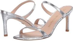 Aleena 75 (Silver Mini Print Metallic Snake) Women's Shoes