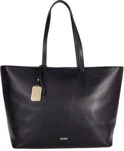 Voyageur Everyday Leather Tote (Black) Handbags