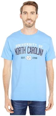 North Carolina Tar Heels Jersey Tee (Light Blue 5) Men's T Shirt