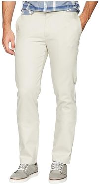 Slim Tapered Signature Khaki Lux Cotton Stretch Pants - Creaseless (Cloud) Men's Casual Pants