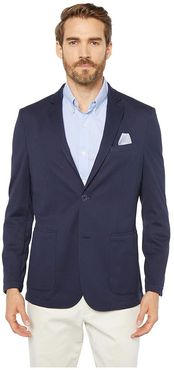 Performance Mesh Blazer (Navy) Men's Clothing