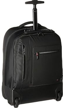 Excitor Backpack On Wheels 17 with Laptop Sleeve (Black) Backpack Bags