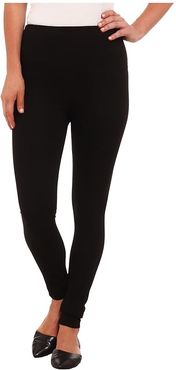 Ponte Legging w/ Center Seam 1519 (Black) Women's Clothing