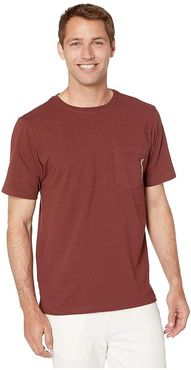 Base Plate Blended Short Sleeve T-Shirt (Maroon) Men's T Shirt