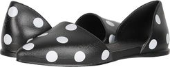 Audrey Print (Jiffy Black/Shell White Polka Dots) Women's Shoes